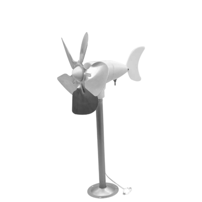 Yard Garden Windmills Led Night Light Wind Power Turbine Model Generator Portable