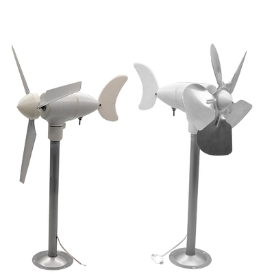 Yard Garden Windmills Led Night Light Wind Power Turbine Model Generator Portable