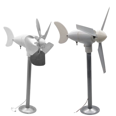 Yard Garden Windmills Led Night Light Wind Power Turbine Model Generator Portable