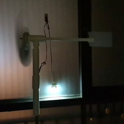 Micro Wind Turbine Portable Generator Model Garden Yard Windmills Led Night Lighting