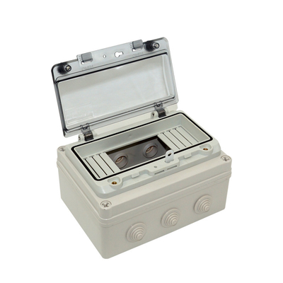 Wall Mounted Electric Enclosure Plastic Switch Circuitbreaker Box IP67 Waterproof Outdoor 6 8 Way