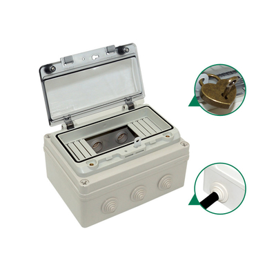 Wall Mounted Electric Enclosure Plastic Switch Circuitbreaker Box IP67 Waterproof Outdoor 6 8 Way