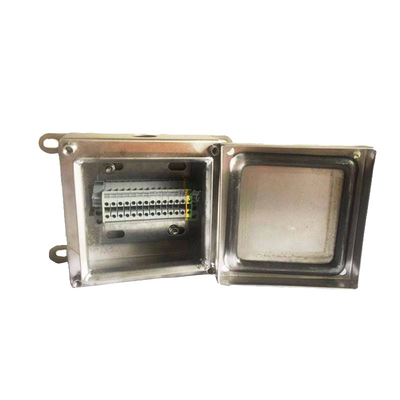 Stainless Steel Junction Box Waterproof Cable Distribution Enclsorue with UK2.5B Terminal Blocks