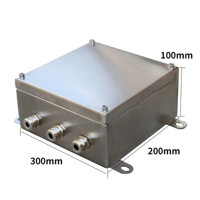 Stainless Steel Junction Box Waterproof Cable Distribution Enclsorue with UK2.5B Terminal Blocks