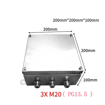 Stainless Steel Junction Box Waterproof Cable Distribution Enclsorue with UK2.5B Terminal Blocks