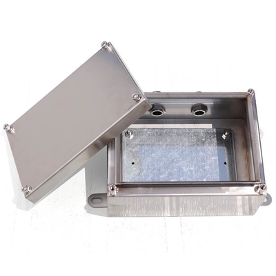 Stainless Steel Junction Box Waterproof Cable Distribution Enclsorue with UK2.5B Terminal Blocks