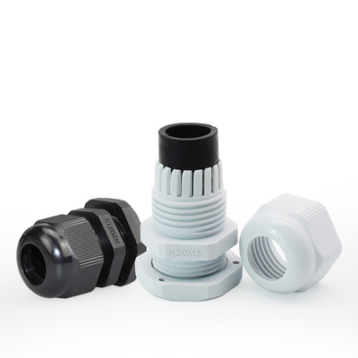 Electrical Cable Glands Plastic Joints Waterproof Connectors for Junction Box M12 - M40