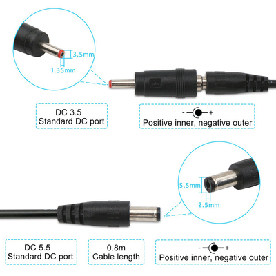 USB to DC Power Cable 5V to 9V 12V DC Jack Charging Cable Power Cord Plug Connector Adapter