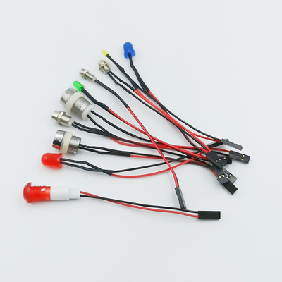 Cable Connectors Assembled Power Pilot Lamp LED Indicator Light Sigal Warning Light