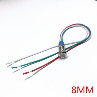 RGB Three Color Led Indicator Light Waterproof Signal Pilot Lamp With Cable Connectors 12-24V