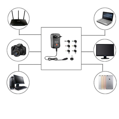 30W Power Supply Universal Adapter Adjustable AC To DC 3V/4.5V/6V/7.5V/9V/12V 1.5A Universal Charger Adapter