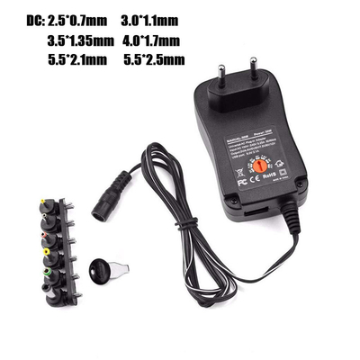 30W Power Supply Universal Adapter Adjustable AC To DC 3V/4.5V/6V/7.5V/9V/12V 1.5A Universal Charger Adapter