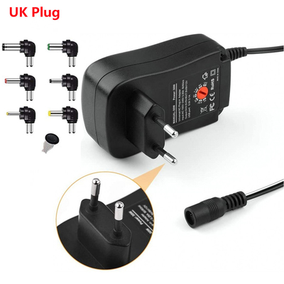 30W Power Supply Universal Adapter Adjustable AC To DC 3V/4.5V/6V/7.5V/9V/12V 1.5A Universal Charger Adapter