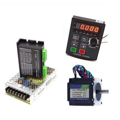 3Amp Two phase 1.2Nm Single Axis 57 Stepper Motor + TB6600 4A 40V Driver+ Direction Speed Cotroller Set