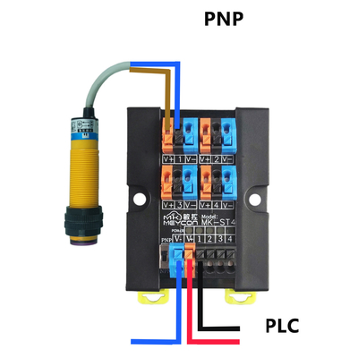 4 Channel Proximity Switch Sensor  Wiring Distribution Terminal Blocks Breakout Board