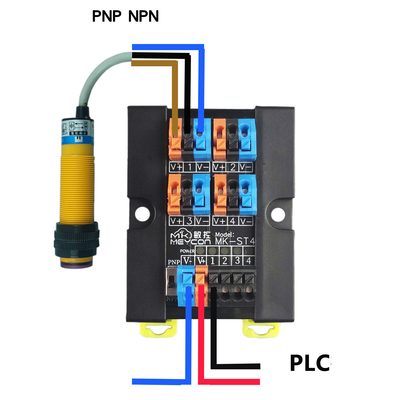 4 Channel Proximity Switch Sensor  Wiring Distribution Terminal Blocks Breakout Board