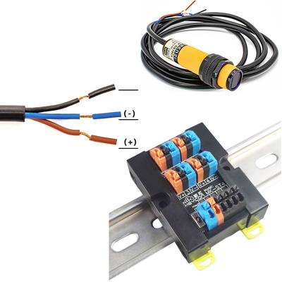 4 Channel Proximity Switch Sensor  Wiring Distribution Terminal Blocks Breakout Board