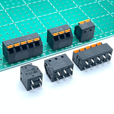 5.0mm PCB Terminal Blocks Spring Clamp Connectors Single Row Dual Row 736HH 736H 736L-5.0