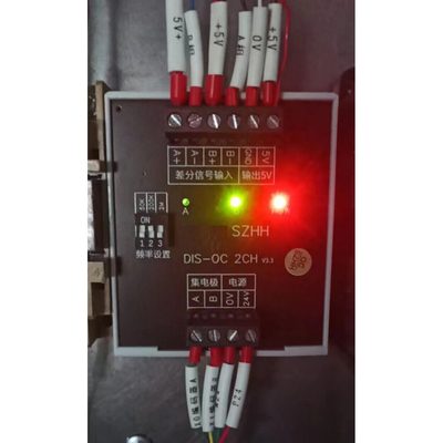 Converter 5V Differential TTL Singal into Collector 24V HTL Signal 2 Ways Support PLC NPN and PNP