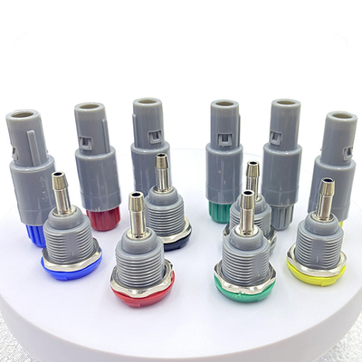 PAG PKG Electrical Pneumatic Mixed Push Pull Self-latching Plug Socket Replacement Plastic Tubing Connector