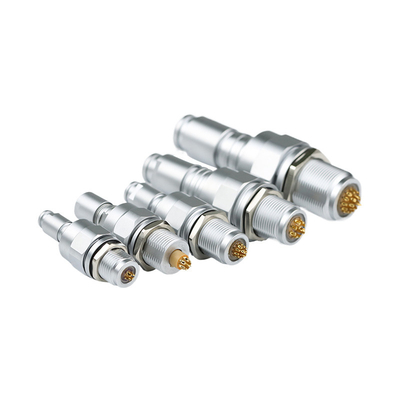 Deep Sea Underwater 300 Meters High Pressure Screw Coupling Connectors W Series FVG HVG 0W 1W 2W 3W 2 4 6 8 12Pin