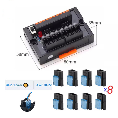 Proximity Switch Signal Sensor Wiring Distribution Terminal Blocks Breakout Board 8 Ways