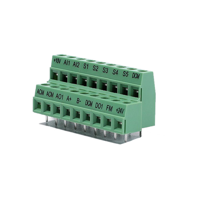 5.08mm / 0.2&quot; Dual Row PCB Mount Screw Terminal Blocks Connector With Printed Marker Service