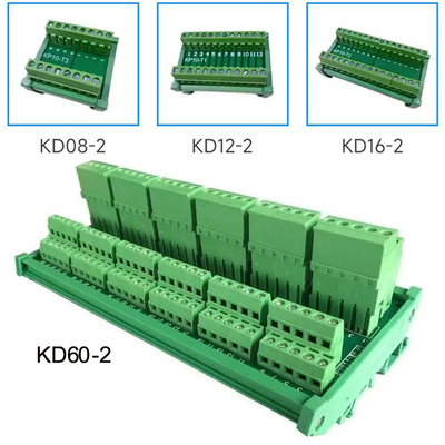 8 12 16 60 Ways Cable Connection Distribution Hub Terminal Blocks Wiring Board Din Rail Mount