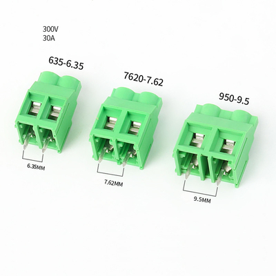 6.35mm / 0.25&quot; PCB Screw Terminal Block Connector 2-pin 3-pin Jointable