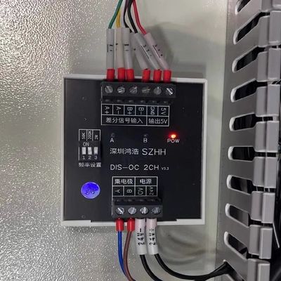 Converter 5V Differential TTL Singal into Collector 24V HTL Signal 2 Ways Support PLC NPN and PNP