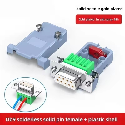 DB9 RS232 9 Pin Male Female DB15 VGA D-sub 15 pin Connector Plastic Hood Cover Backshell