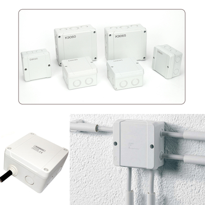 IP67 CCTV Camera Monitor Distribution Waterproof Cable Junction Box with Terminals