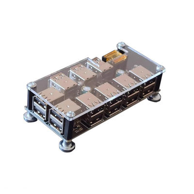 Dual Port USB 3.0 Type A Type-C Female Socket Jack PCB Board Connector For Laptop Computer