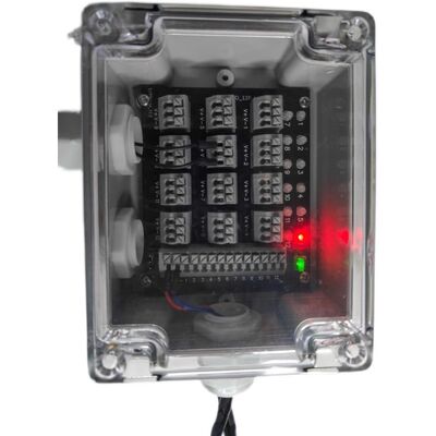 PLC Sensor Signal Input Distribution Module Terminal Blocks Junction Box 12 Arrays