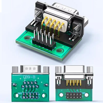 DB9 to 2.54 mm Male Pin Headers Adapter RS232 Circuit Board Converter