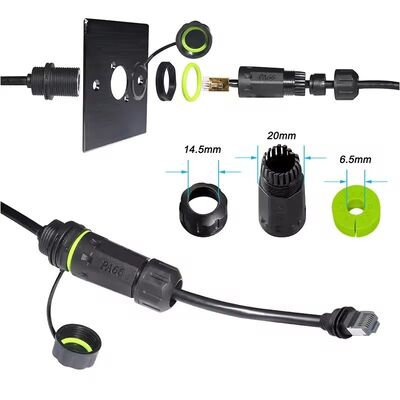 250 mm Starlink Ethernet Adapter Gen 3 Mini, Starlink Extension Cable to RJ45 Coupler