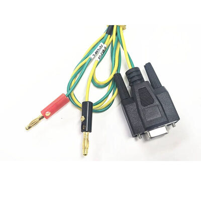 1-Meter D Sub Connector to CAN Bus Data Cable DB9 Pin-2 Pin-7 to 4mm Banana Plugs Adapter