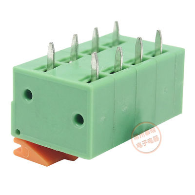 5.08mm Pitch PCB Screwless Spring Terminal Block Horizontal Wiring Entry