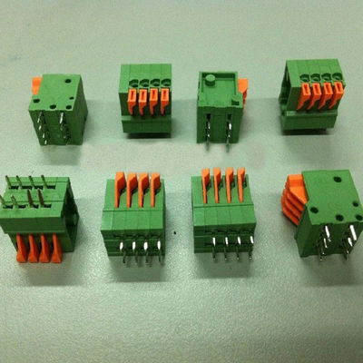 2.54mm Pitch PCB Screwless Spring Clamp Terminal Blocks Vertical Wiring