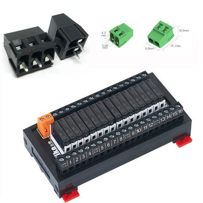 5.08mm / 0.2&quot; Pitch PCB Connectors Black Screw Terminal Blocks 2P 3P Combination Dual Row