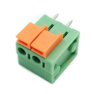 5.08mm Pitch PCB Screwless Spring Terminal Block Vertical Wiring Entry