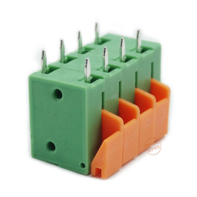 5.08mm Pitch PCB Screwless Spring Terminal Block Vertical Wiring Entry