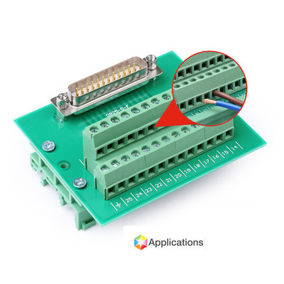 3.81mm / 0.15&quot; Dual Row Screw Terminal Blocks PCB Board Connectors Jointable