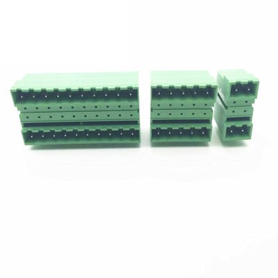5.08mm Pitch Double Row PCB Pluggable Screw Terminal Blocks Plug + Angle Pin Header