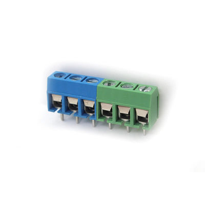 5.0mm Pitch PCB Mounted Screw Clamp Type Terminal Blocks 2P 3P Jointed