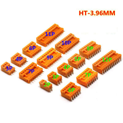 3.96mm Pitch PCB Pluggable Screw Terminal Blocks Plug + Pin Header Socket Green HT3.96