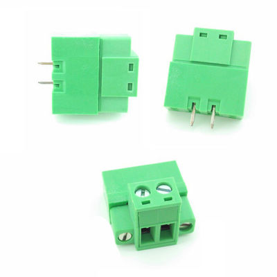 5.08mm Pitch PCB Plug-in Screw Terminal Blocks Plug Straight Pin Header with Flange