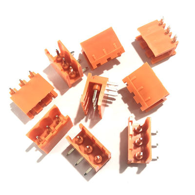 Orange 5.08mm Spacing PCB Pluggable Screw Terminal Blocks Plug + Pin Header Socket