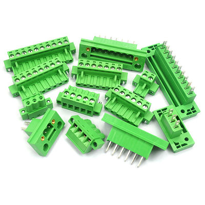 5.08 mm pitch Feed Through Flange Screw Terminal Blocks Panel Mount