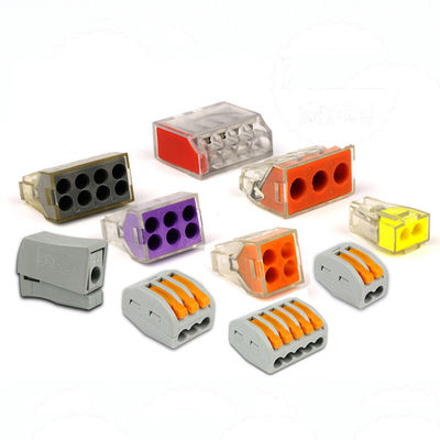 Equivalent Compact Splicing LED Cable Connectors Quick Connect Terminal Blocks